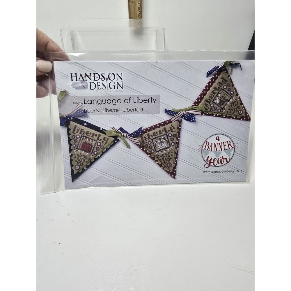 Language Of Liberty~Hands On Design Cross Stitch Chart Pattern
